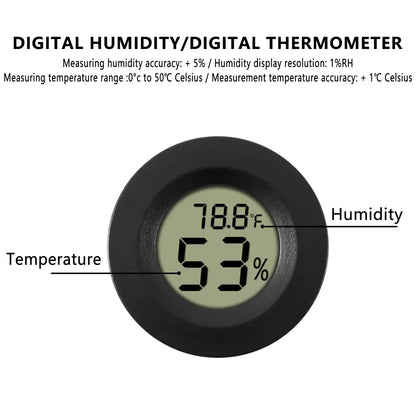 LCD Digital Thermometer & Hygrometer – Indoor Temperature & Humidity Sensor