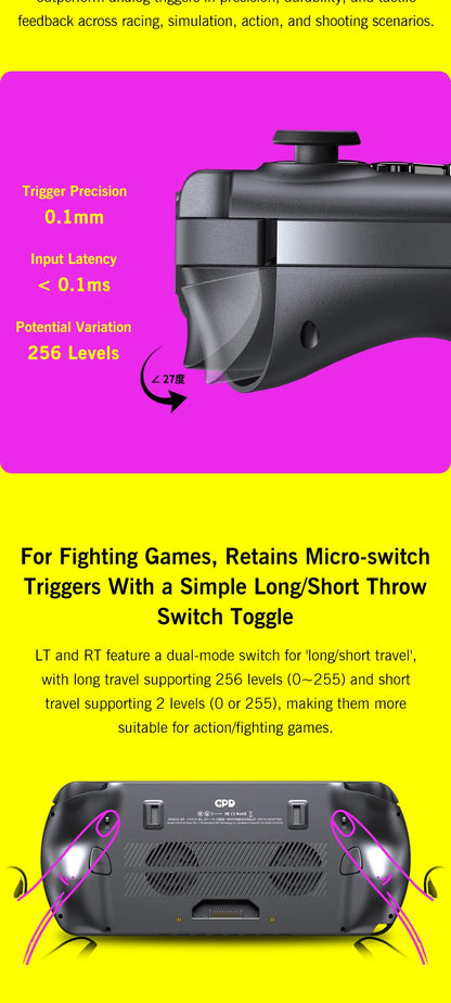 GPD WIN 5 Handheld Gaming PC – AMD Ryzen AI, 7" OLED 120Hz, 32/64GB DDR5, up to 2TB SSD, Windows 11