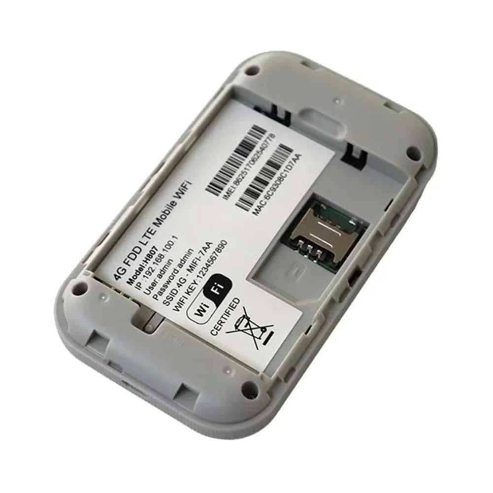 Portable R.E.D. Shopping 4G/5G mobile WiFi router with SIM card slot, compact device for fast internet on the go.