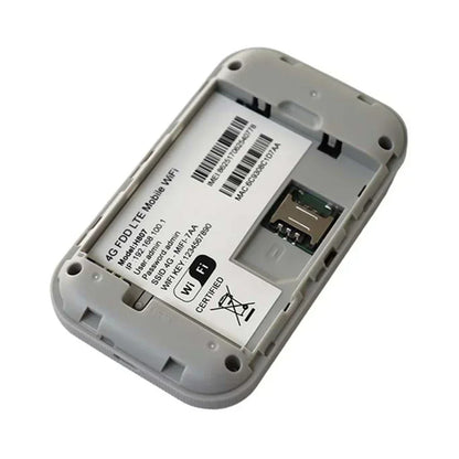Portable R.E.D. Shopping 4G/5G mobile WiFi router with SIM card slot, compact device for fast internet on the go.