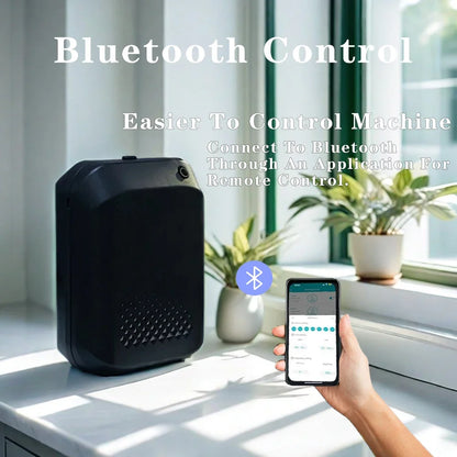 L Scent Tunnel Bluetooth Aroma Diffuser – 150ml Wall-Mount Essential Oil Diffuser, App Control, Timer, Low Noise, CE/RoHS