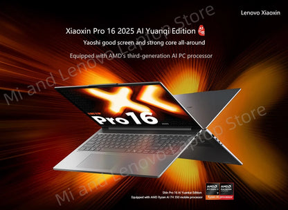 Lenovo Xiaoxin Pro16 2025 – AMD AI 7 H 350, 32GB DDR5, 1TB SSD, 16" 2.8K OLED 120Hz, Wi-Fi 7