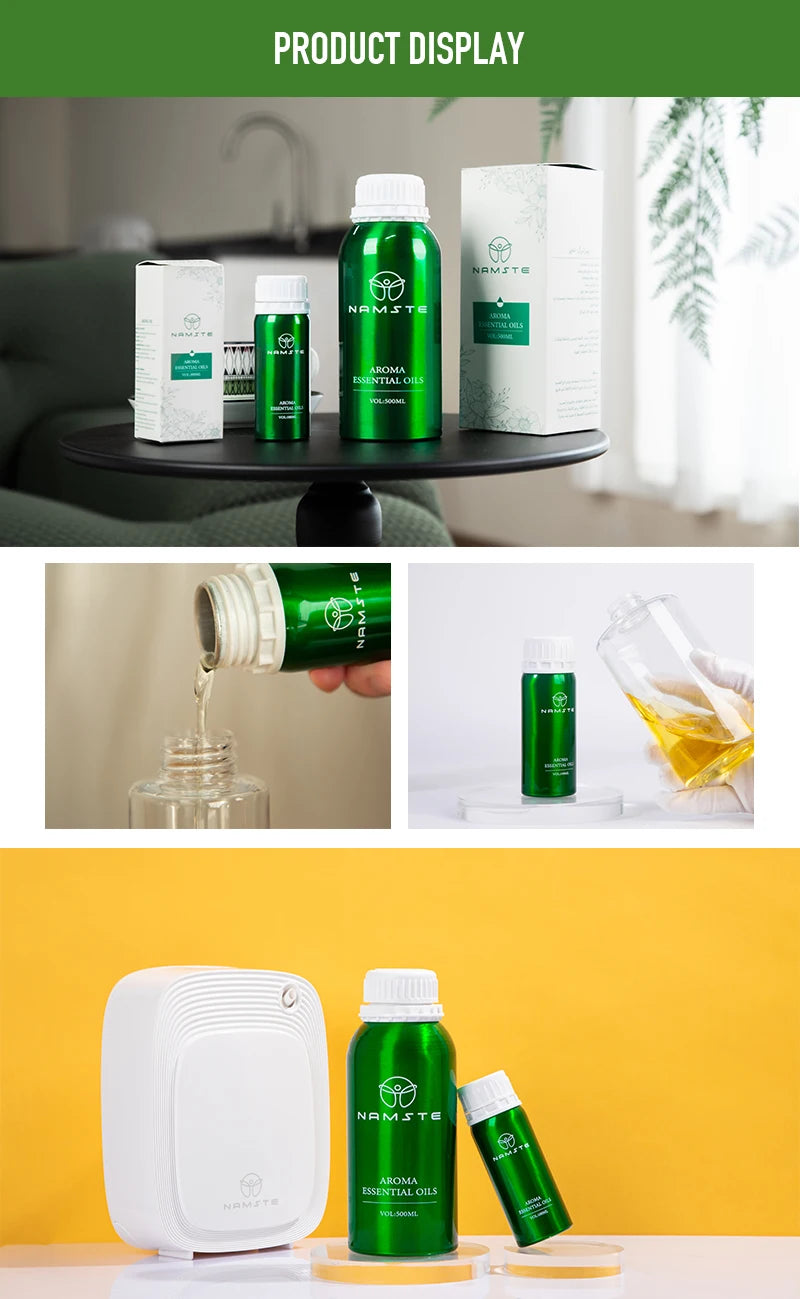 NAMSTE 100ml Essential Oil Aroma Diffuser — Electric Room Diffuser, Air Purifier & Home Freshener