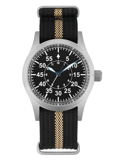 Militado ML05 Vintage Field Watch – 38mm, VH31 Sweep, Sapphire AR Crystal, Luminous