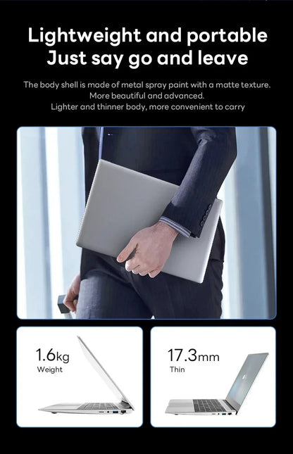 14.1" Portable Laptop – Intel Core i9-10980HK, 16GB RAM, up to 2TB SSD, Windows 11 Pro | Office & Gaming Notebook