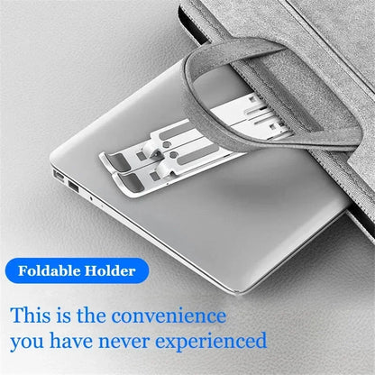 Adjustable Foldable Laptop Stand 7-Level – Portable ABS Holder for MacBook, iPad, Lenovo, Tablet