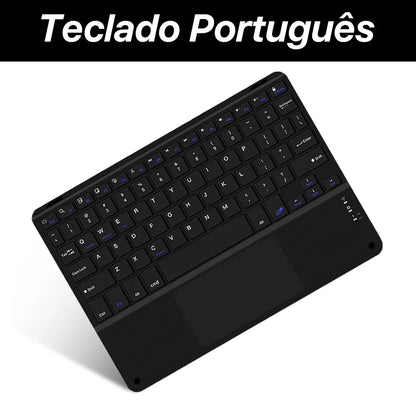 Bluetooth Wireless Keyboard with Touchpad for iPad, Tablet & Laptop