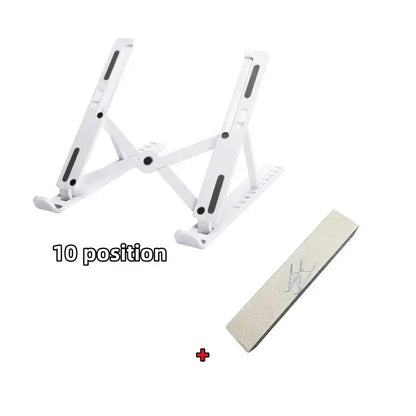 Aluminum Alloy Foldable Laptop Stand – Adjustable, Non-Slip, Portable | MacBook & Tablet Holder