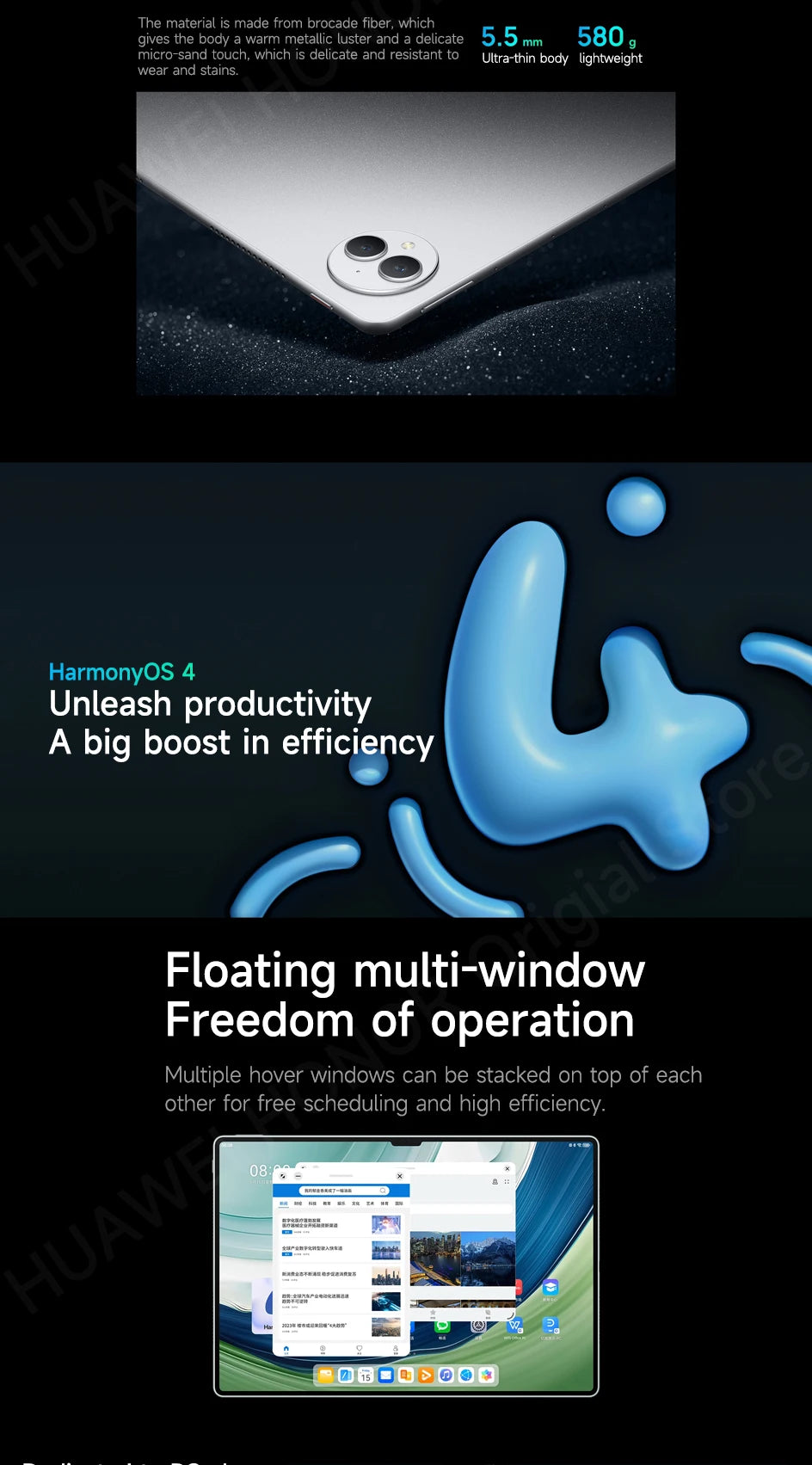 HUAWEI MatePad Pro 13.2" – 2.8K OLED 144Hz, WiFi/LTE
