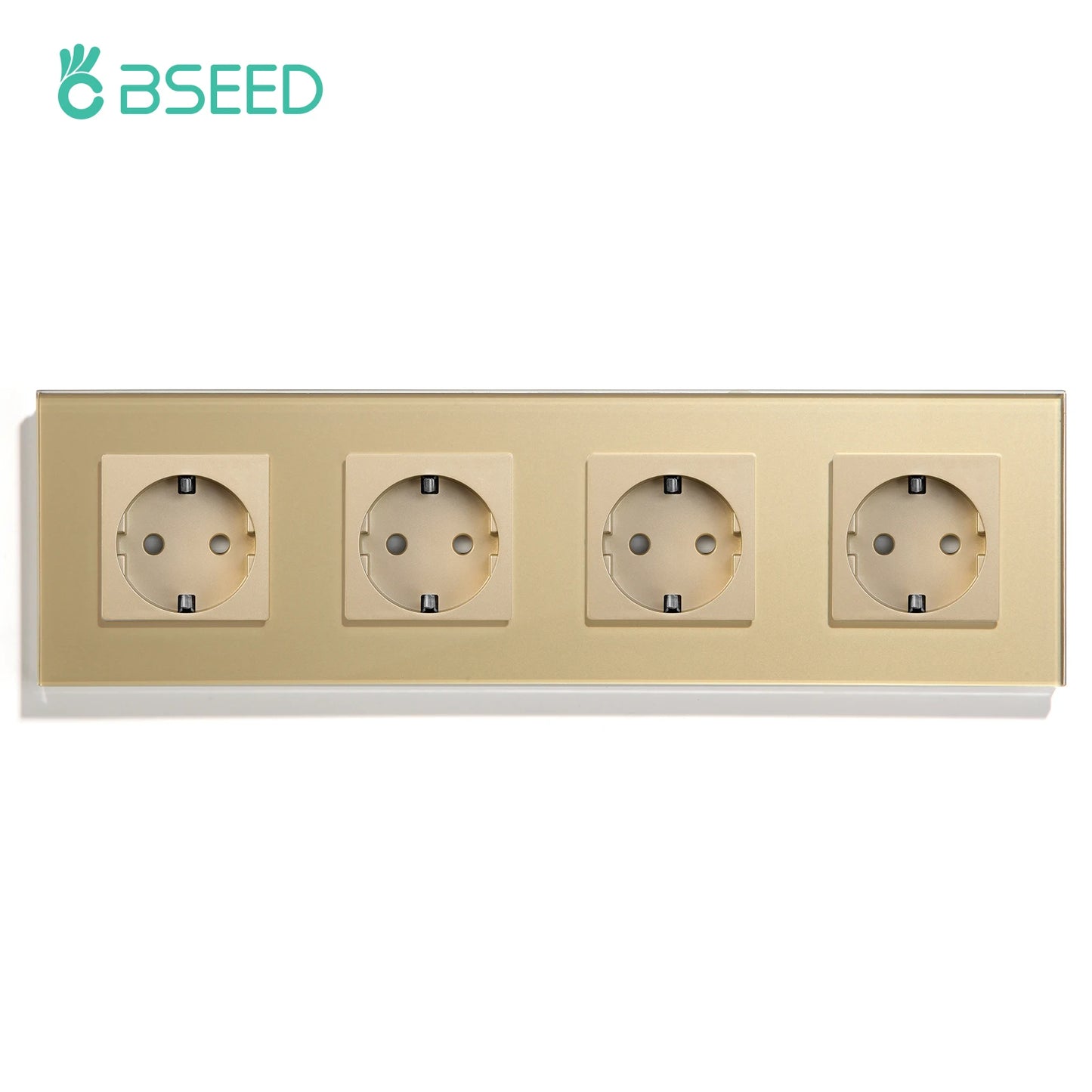BSEED EU Wall Socket with USB-C Charging Port – Glass Panel 16A