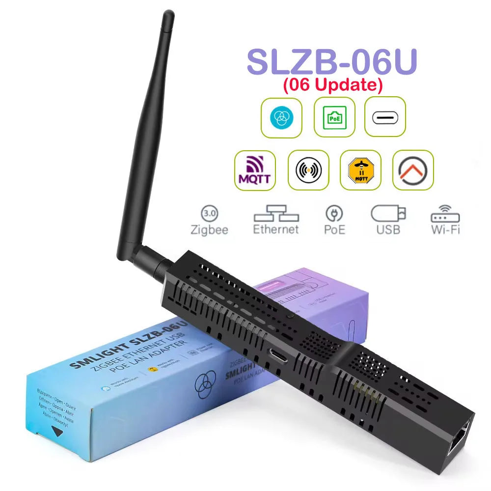SMLIGHT SLZB-06 Zigbee 3.0 Gateway – Ethernet, USB & WiFi with PoE