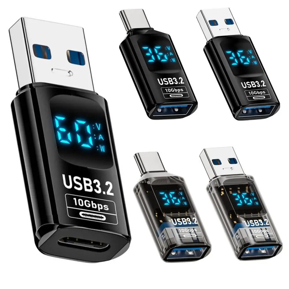 USB 3.2 digital display adapter with USB-C converter, fast charging and data transfer for Huawei, Xiaomi, and laptops
