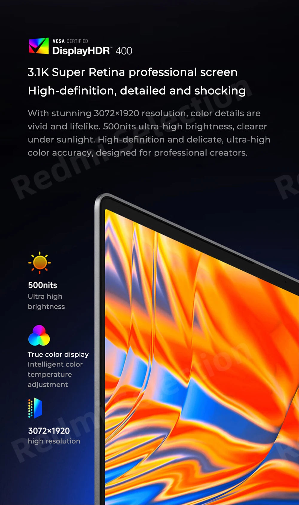 Xiaomi RedmiBook Pro 16 – Intel Core Ultra 5/7, ARC Graphics, 32GB DDR5, 1TB SSD, 3.1K 165Hz