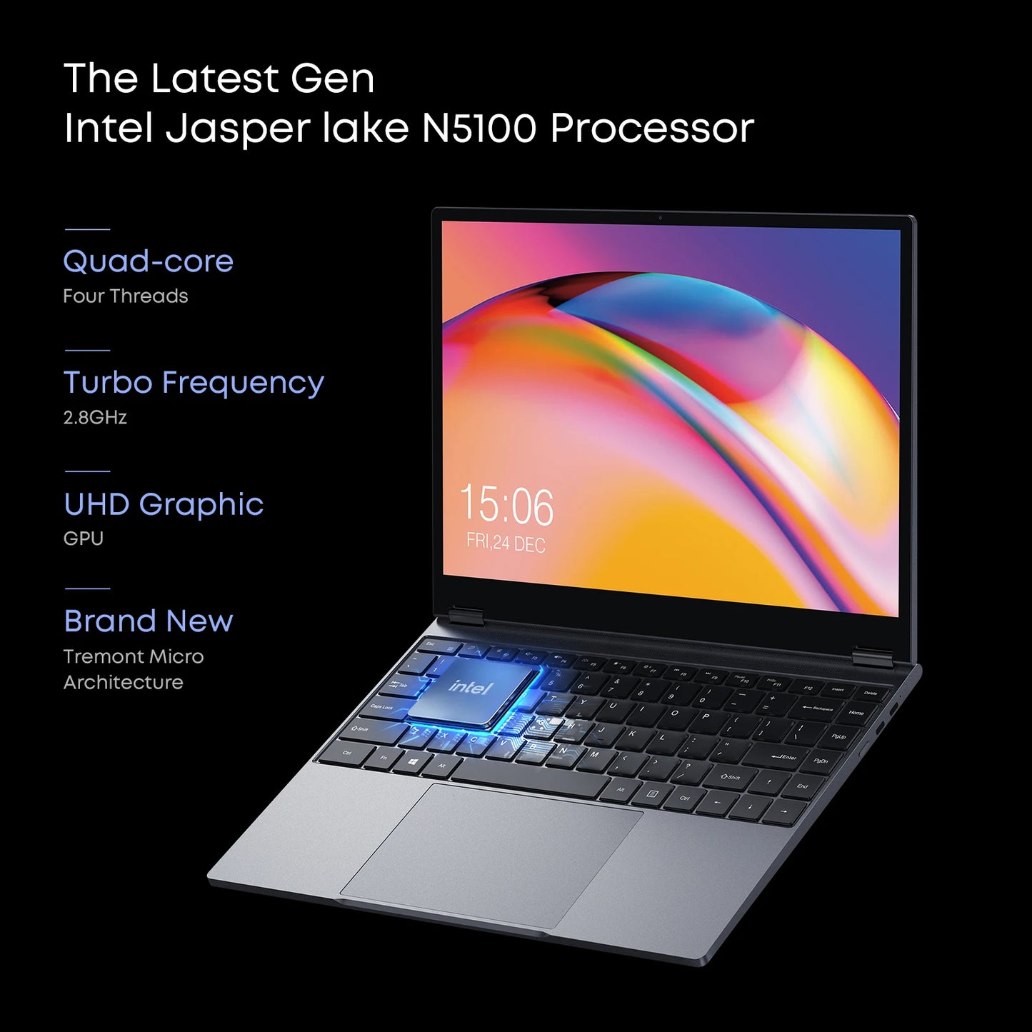 CHUWI FreeBook 13.5" 2-in-1 Laptop — Intel N150, 16GB LPDDR5, 512GB SSD, FHD Touch, WiFi 6, Windows 11