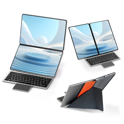 Topton Dual Screen Laptop 10.95" — Intel i3-1215U / N100, IPS Touch, WiFi 6, Windows 11