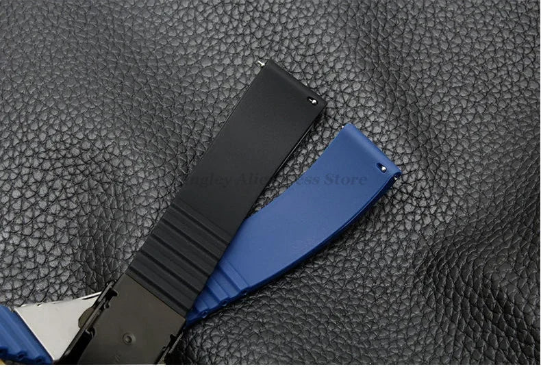 Quick Release Silicone Watch Strap 18–24mm – For Huawei, Seiko, Omega, Fossil & More