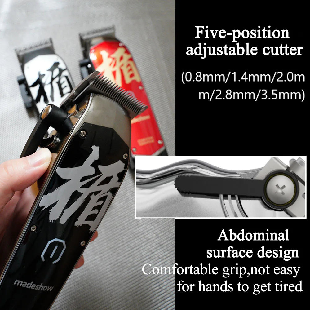 Madeshow M10 Professional Cordless Hair Clipper & Beard Trimmer