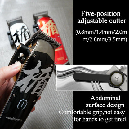 Madeshow M10 Professional Cordless Hair Clipper & Beard Trimmer