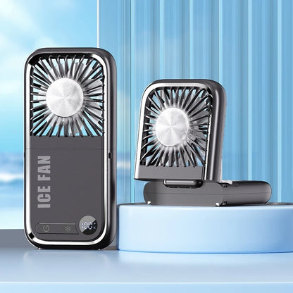 Portable Foldable USB Neck Fan 2025 – Handheld Semiconductor Cooling, Outdoor & Desktop