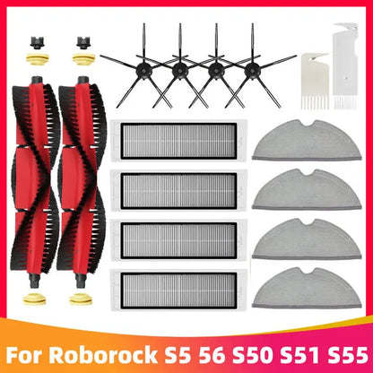 Roborock S5 MAX / S6 MAX / S6 MAXV Accessories | HEPA Filter, Brush, Mop, Water Tank