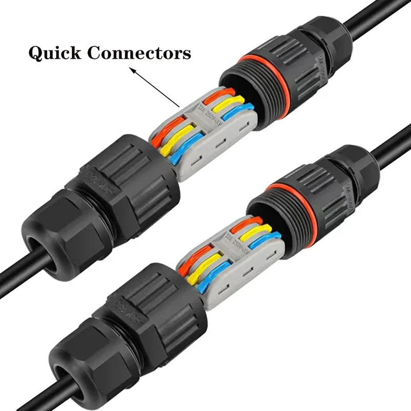 IP68 Waterproof Wire Connector – 2/3 Pin Solder-Free Junction Box