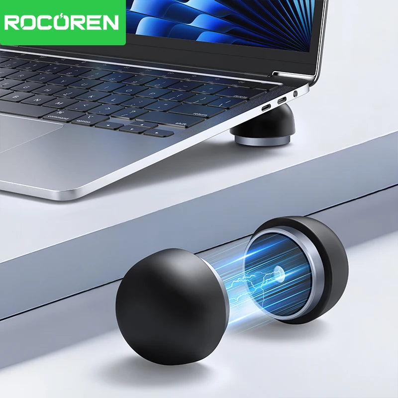 Rocoren Magnetic Laptop Stand & Mini Cooler for MacBook Pro/Air