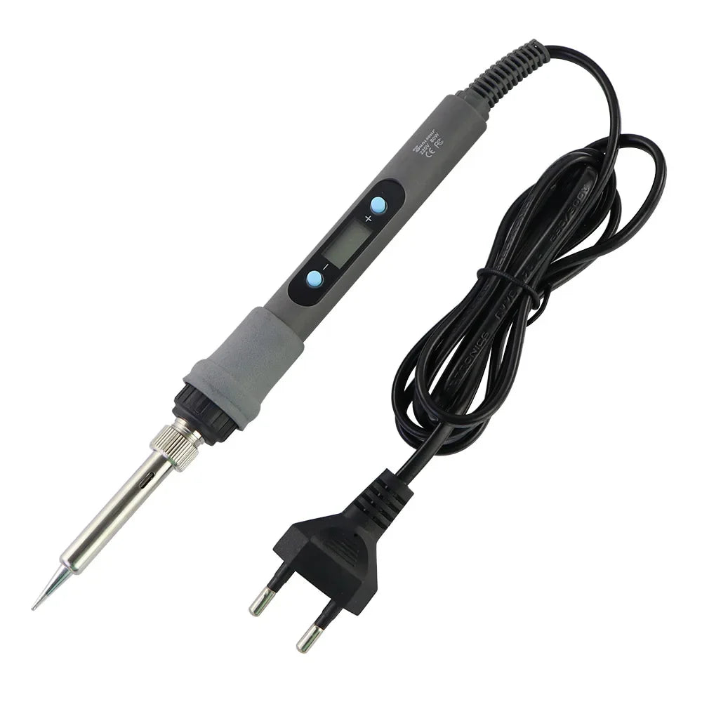 60W / 80W Adjustable Temperature Electric Soldering Iron – Digital Display