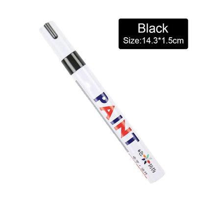 White Tyre Paint Pen Set | Waterproof Oil-Based Quick Dry Permanent Marker for Car Tyres (3pcs)