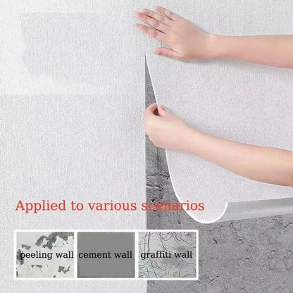 Self-Adhesive 3D Foam Wall Panel – Linen PVC Texture Waterproof 50cm