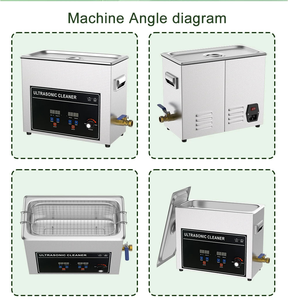 CHAOJIE UP Ultrasonic Cleaning Machine | 22L / 30L | 480–840W | CE RoHS | EU Plug
