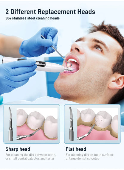 Schoben Ultrasonic Dental Scaler | Tartar & Plaque Remover | Electric Tooth Stone Cleaner