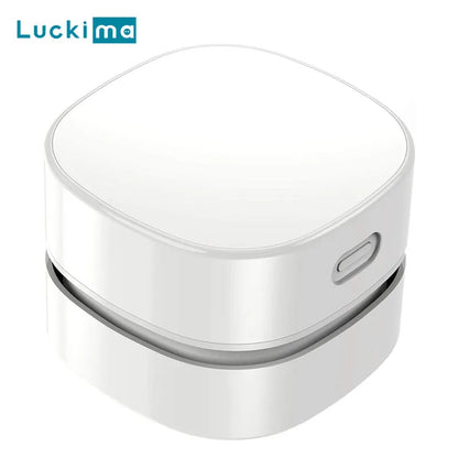Wireless Desktop Mini Vacuum Cleaner – USB Rechargeable 1400mAh Table Dust Sweeper for Keyboard & Office
