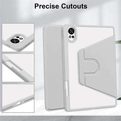 360° Rotating Acrylic Stand Case with Pencil Holder for Huawei MatePad 12x / MatePad Air 12 2024