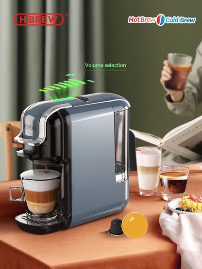 HiBREW H2B 5-in-1 Multiple Capsule Coffee Machine – 20Bar, Nespresso, Dolce Gusto & More