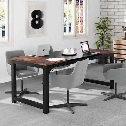 Tribesigns 70.8" Executive Office Desk | Large Computer Workstation