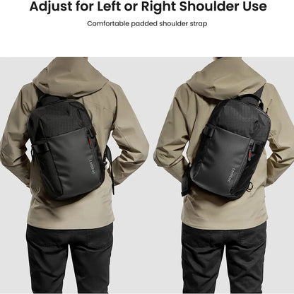 Airrniss 14" EDC Sling Bag – Minimalist Chest Crossbody Backpack for MacBook Pro M1/M2 A2779 A2442