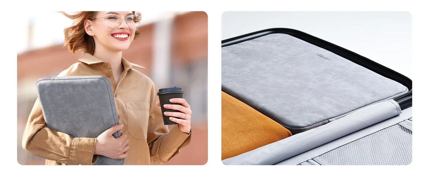 UGREEN Laptop Sleeve Bag 13.9" / 14.9" – Waterproof PU Case for MacBook, iPad, Lenovo, HP