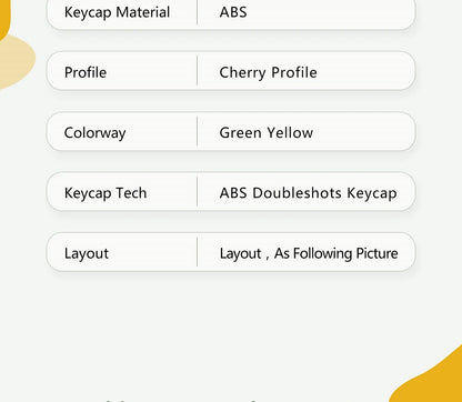 Glove X Domikey Cherry Adventurer ABS Doubleshot Keycaps – MX Stem, 60/87/104 Layout