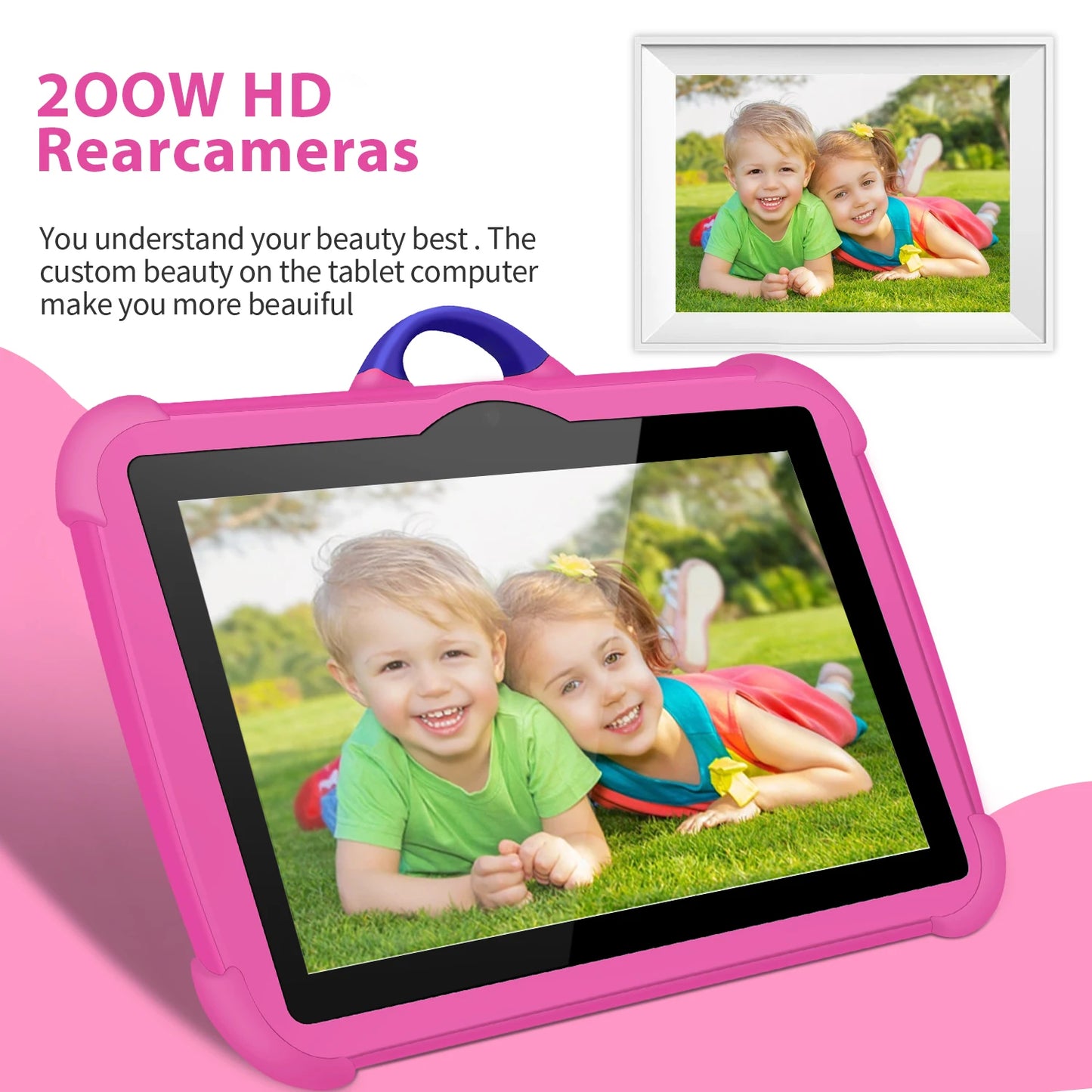 BDF Kids Tablet 7" – Quad Core, 4GB RAM, 64GB, Android, Educational