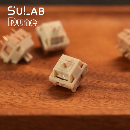 HMX Sandstorm Mechanical Keyboard Switches – 5-Pin, 37g/42g/50g Tactile, Pre-Lubed