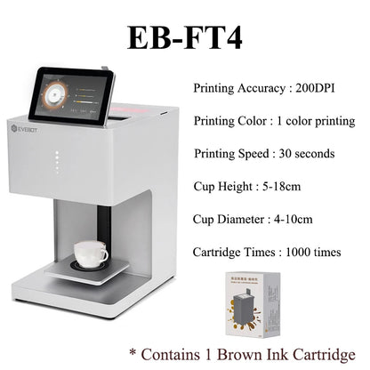 EVEBOT Coffee & Drink Printer – Latte Art Machine