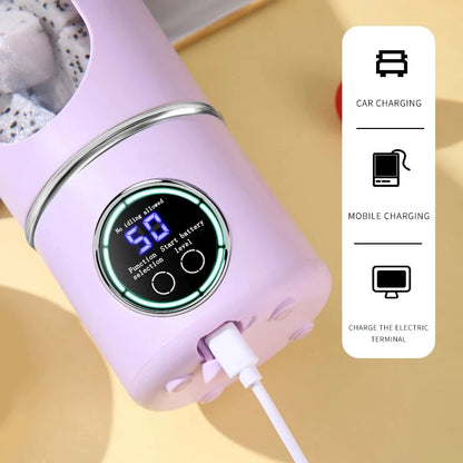 Portable Juice Blender 700ml | USB Rechargeable | 2-in-1 Bottle | Smoothie Maker