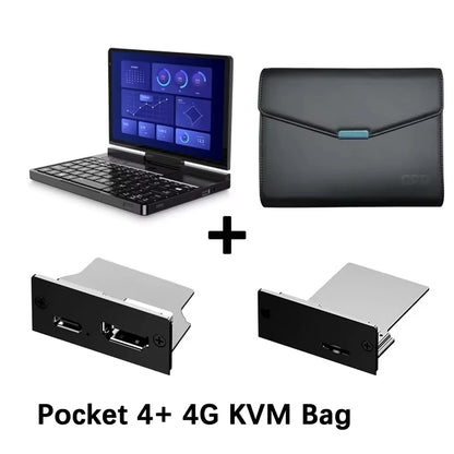 GPD Pocket 4 8.8" — AMD AI 9 HX 370, 64GB RAM, 2TB NVMe, 180° Flip, Portable Mini PC