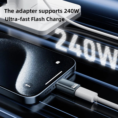 R.E.D. Shopping PD240W 80Gbps USB-C adapter with 8K@60Hz support for fast charging and video extension for iPhone, Xiaomi, MacBook