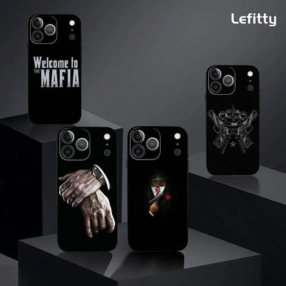 Cool Russian Mafia Frosted Phone Case for iPhone 17/16/15/14/13/12/11 Pro Max – Soft Shell
