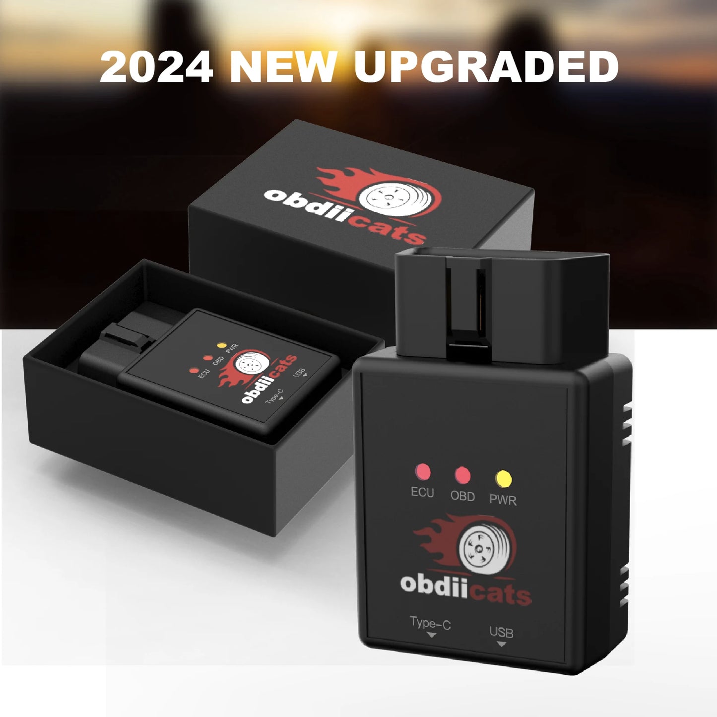OBD2 Fuel Saving Chip Tuning Box | 2-in-1 Fast Charger & Power Booster for Petrol & Diesel Cars