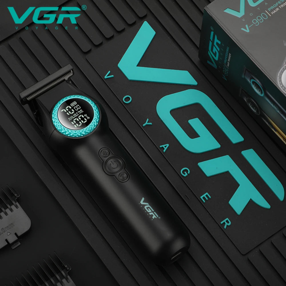 VGR V-990 Professional Hair Clipper – Gold & Black, With or Without Box