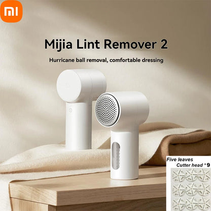 Xiaomi Mijia Lint Remover 2 – Portable Electric Clothes Shaver, 180-Min Battery, USB-C