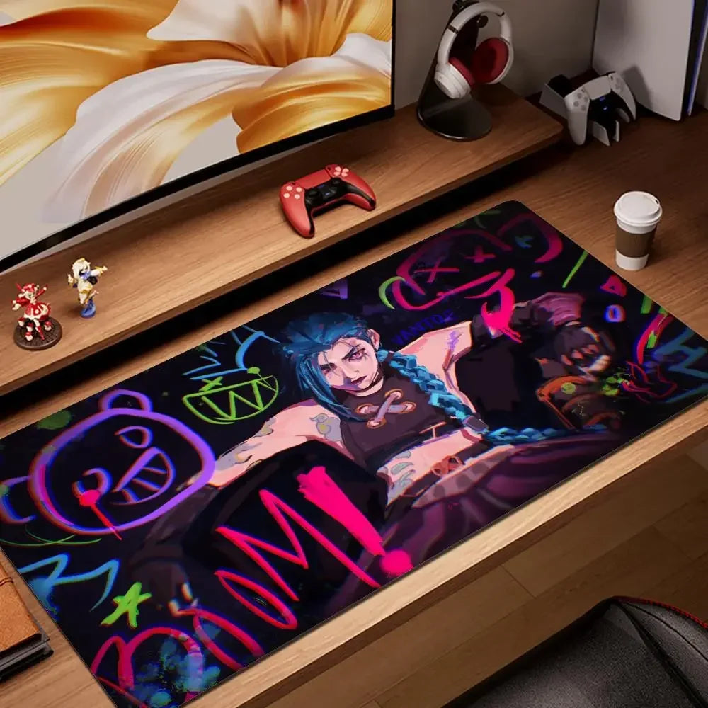 Arcane Jinx Large Gaming Mouse Pad — Desk Mat, Multiple Sizes & Thickness