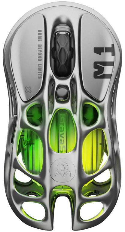 GravaStar Mercury M1 Pro Gaming Mouse – Magnesium Alloy, 26,000 DPI, PAW3395DM, 5 Programmable Buttons